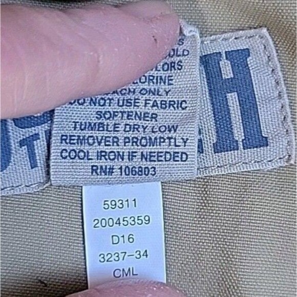 Duluth Cargo Pants Mens Medium 30x29 Baggy Khaki Stretcy Mid Rise Work Casual - Picture 11 of 13